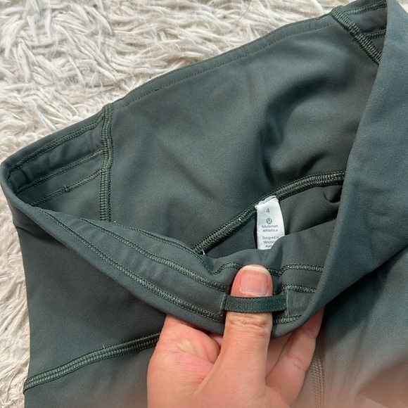 Lululemon Train Times Crop (17") Dark Forest - Picture 3 of 6